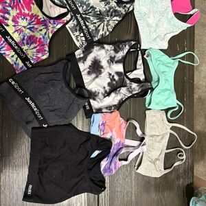 Colorful girls 6x or 28 Sports Bra Collection